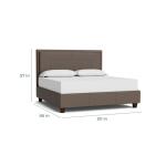 Manhattan Leather Upholstered Storage Bed - Image 5