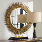 Marlo Round Mirror Mirrors Gold 9
