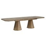 Caledon Dining Table, 2 Cartons Dining Tables Brown 16