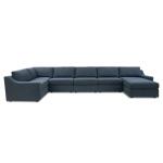 Blake Slope Arm U-Shaped Sectional Sectionals Bassett Furniture 11