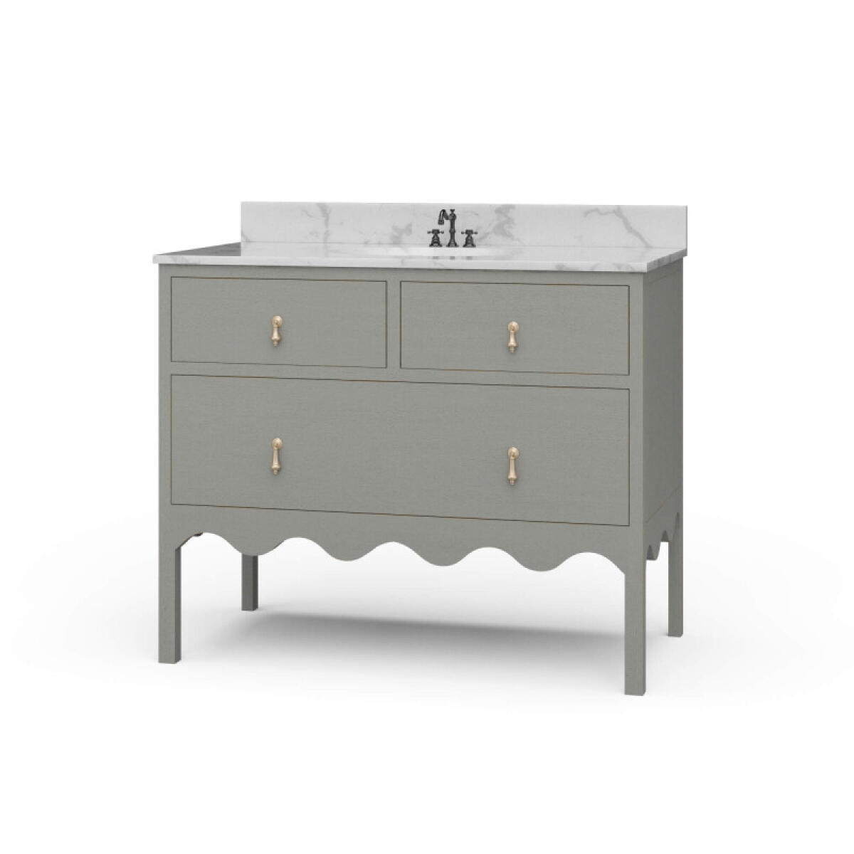 7c41e21d541e9d61cac29fb634b73f2a Chloe Single Vanity W/ Sink & Marble Top - Image 1