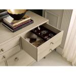 Rhonda Round Leather Ottoman Ottomans & Poufs Bassett Furniture 9