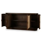 Dakota Oval 4 Door Sideboard W/ Rattan Panels - Image 7