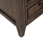 Paradise Valley Nightstand w/ Charging Station Nightstands Brown 31