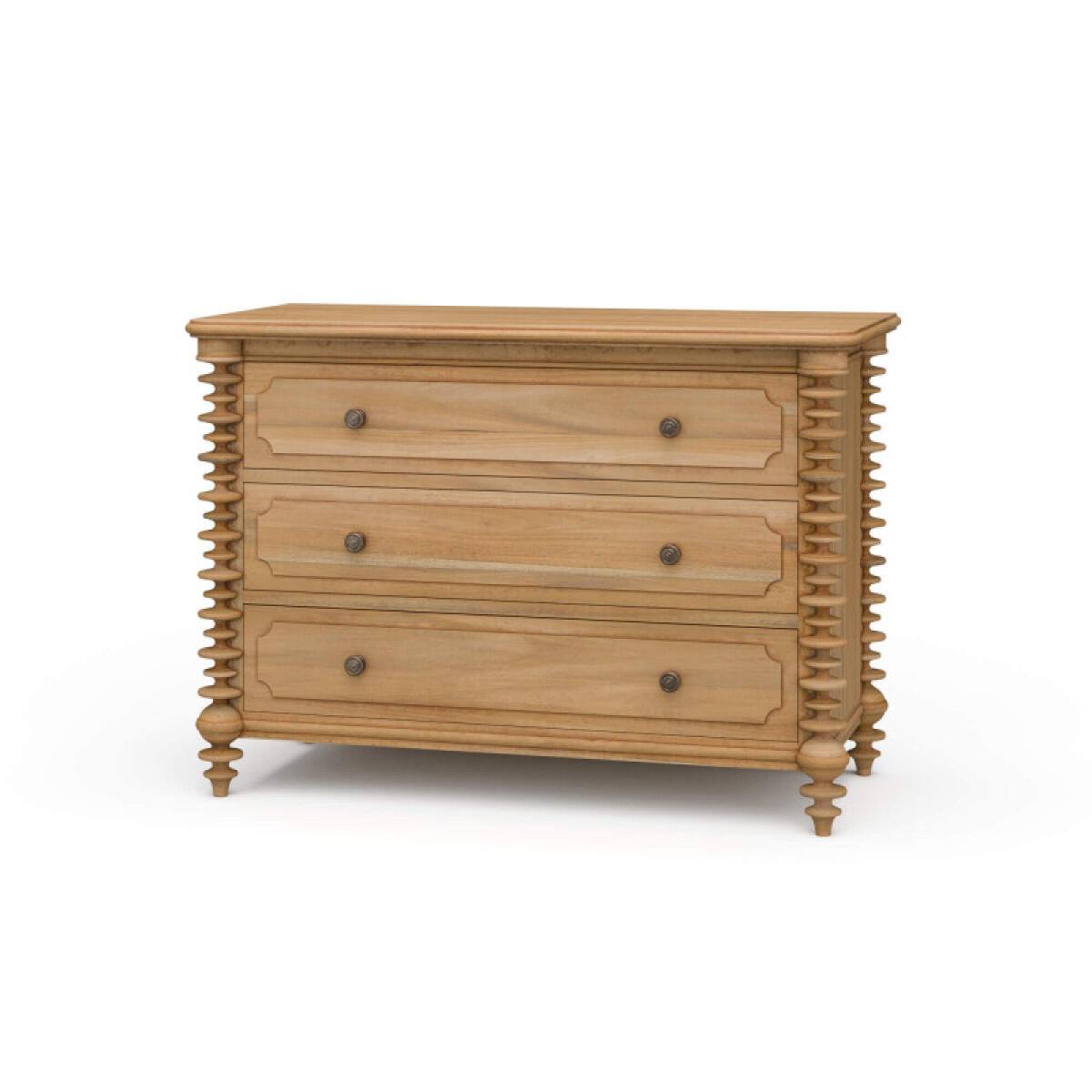 7c80606d227c149314abbeccab49e557 Milano 3 Drawer Dresser - Image 1