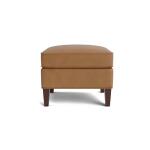 Kent Leather Ottoman - Image 3