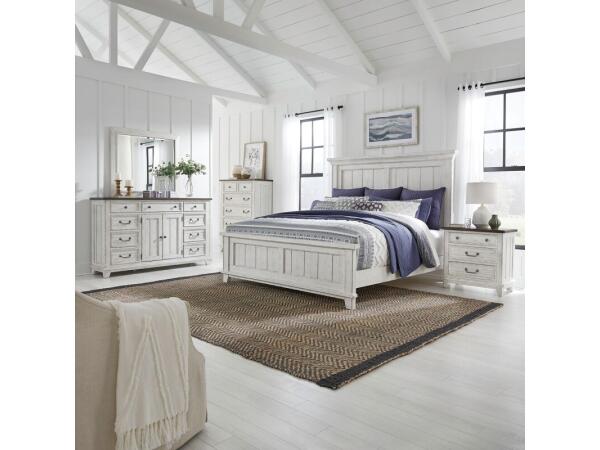 River Place Queen Panel Bed, Dresser & Mirror, Chest, Night Stand Bedroom Sets Bedroom Sets