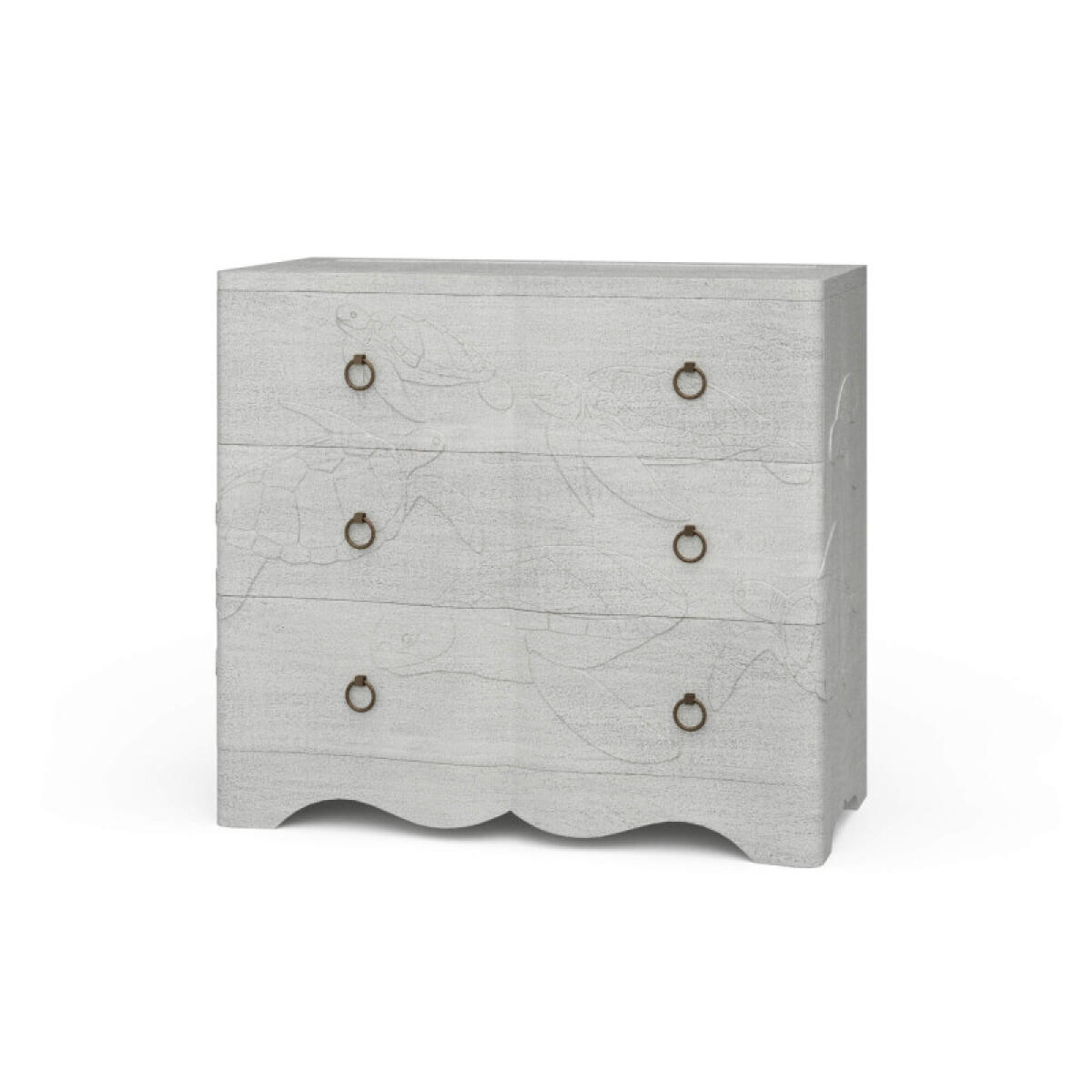 7cc00edb26bf39a59110820e9481bb6d Chelonian Turtle 3 Drawer Chest - Image 1