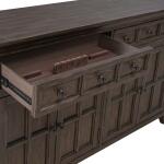 Paradise Valley Buffet Dining Storage Brown 22