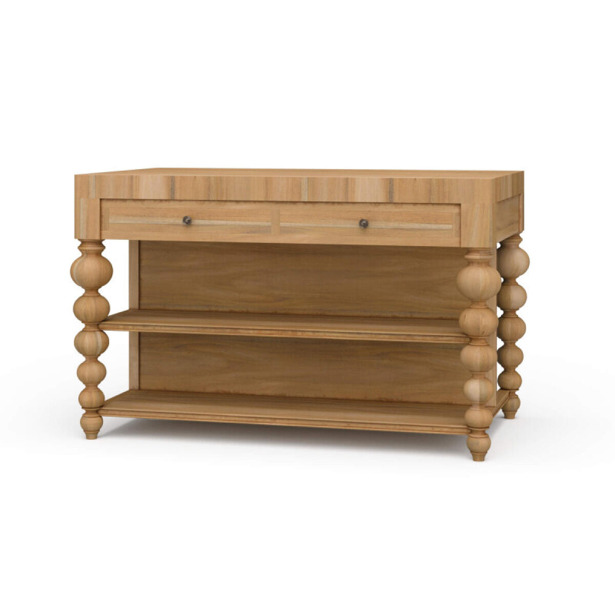 7d3fd5a5b4d3f8c6b8bd0f4d70adbcea Soluna Kitchen Island W/ Butcher Block - Image 1