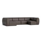 Clyde Leather Modular U-Shaped Sectional - Image 3