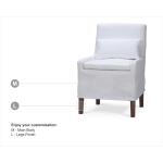 Bilboa Slipcovered Side Dining Chair - Image 2