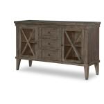 Dwell River Rock Three Drawer Nightstand Nightstands Cream 13