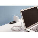 Bonanza 2-Drawer Laptop/Tablet Desk with Charging Station - Image 3