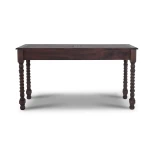 Console Desk W/ Barley Twist Leg - Image 9