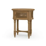Montego Side Table W/ Rattan Door