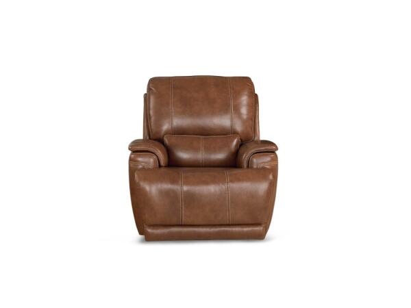 Burlington Leather Lay Flat Power Recliner Recliners Bassett Furniture