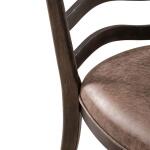 Paradise Valley Uph Ladder Back Side Chair (RTA) Chairs & Benches Brown 27