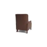 Kent Leather Slope Arm Manual Recliner - Image 7