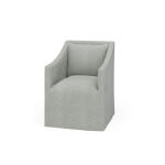 Zara Slipcovered Dining Chair W/ Arms Chairs & Benches Bramble 24