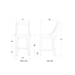 Monarch Counter Stool Barstools Barstools 23