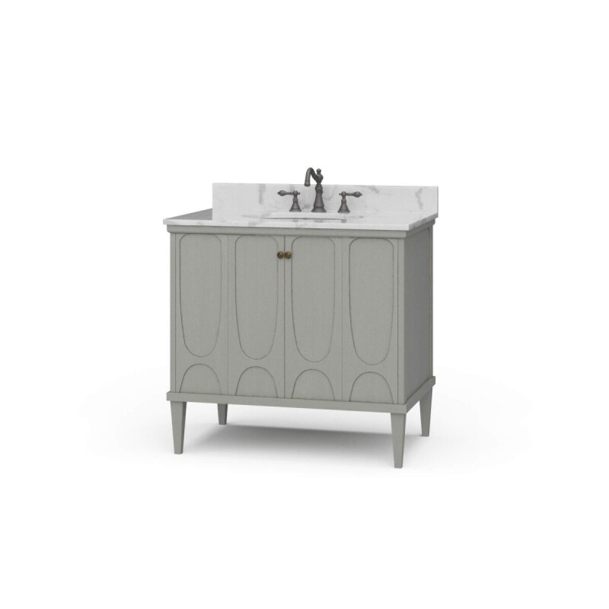7e6b789d392124aa914ef9f6d31d9f6c Eclipse Single Vanity W/ Sink & Marble Top - Image 1