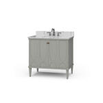 Eclipse Single Vanity W/ Sink & Marble Top