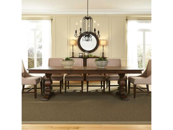 Armand Trestle Table Top Dining Table Tops Antique Brownstone