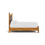 Heritage Live Edge Leather Upholstered Bed - Image 9