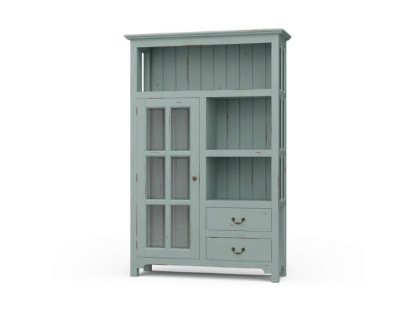 Aries Kitchen Single Door Cupboard Dining Storage Blue