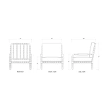 Cholet Arm Chair W/ottoman - Image 11