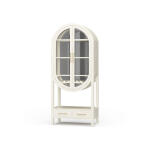 Napa Wine Cabinet W/ Mirrored Back Bar Furniture Bar Furniture 12