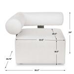 Bolster Back Outdoor Sofa, Corner - Image 19