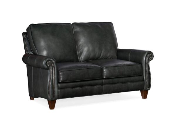 Reddish Loveseat 579-75 Loveseats Black