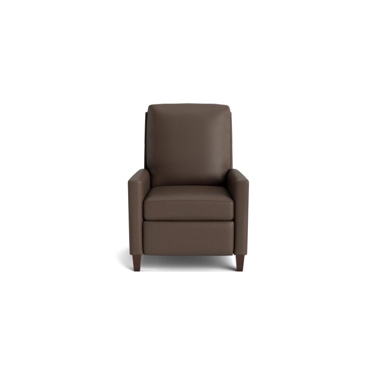 7f2c46197ff8ad415cfa02852da01ea1 Trevor Leather Track Arm Power Recliner - Image 1