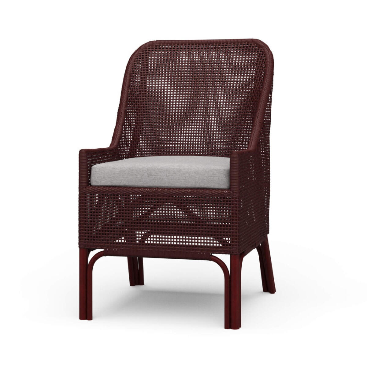 7f3b3aa6e9c73d534225cdd793806095 Cristo Rattan Dining Chair W/ Seat Cushion - Image 1