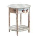 Nantucket Accent Table Chairside Tables Blue 7