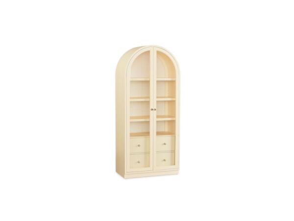 Newbury Arched Cabinet Dining Storage Bassett Furniture