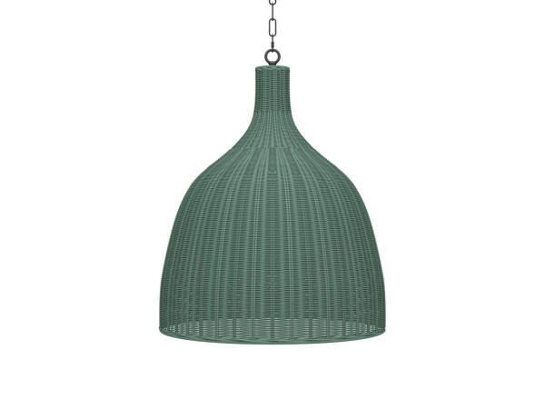 Hampton Rattan Pendant Large Lighting Bramble 2