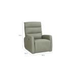 Hudson Leather Track Arm Zero Gravity Power Recliner Chairs Bassett Furniture 21