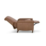 Nelson Leather Sock Arm Lay Flat Power Recliner - Image 9
