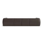 Clyde Leather Modular U-Shaped Sectional Sectionals Bassett Furniture 11