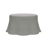 Newport Rattan Ottoman W/ Cushion Ottomans & Poufs Bramble 20
