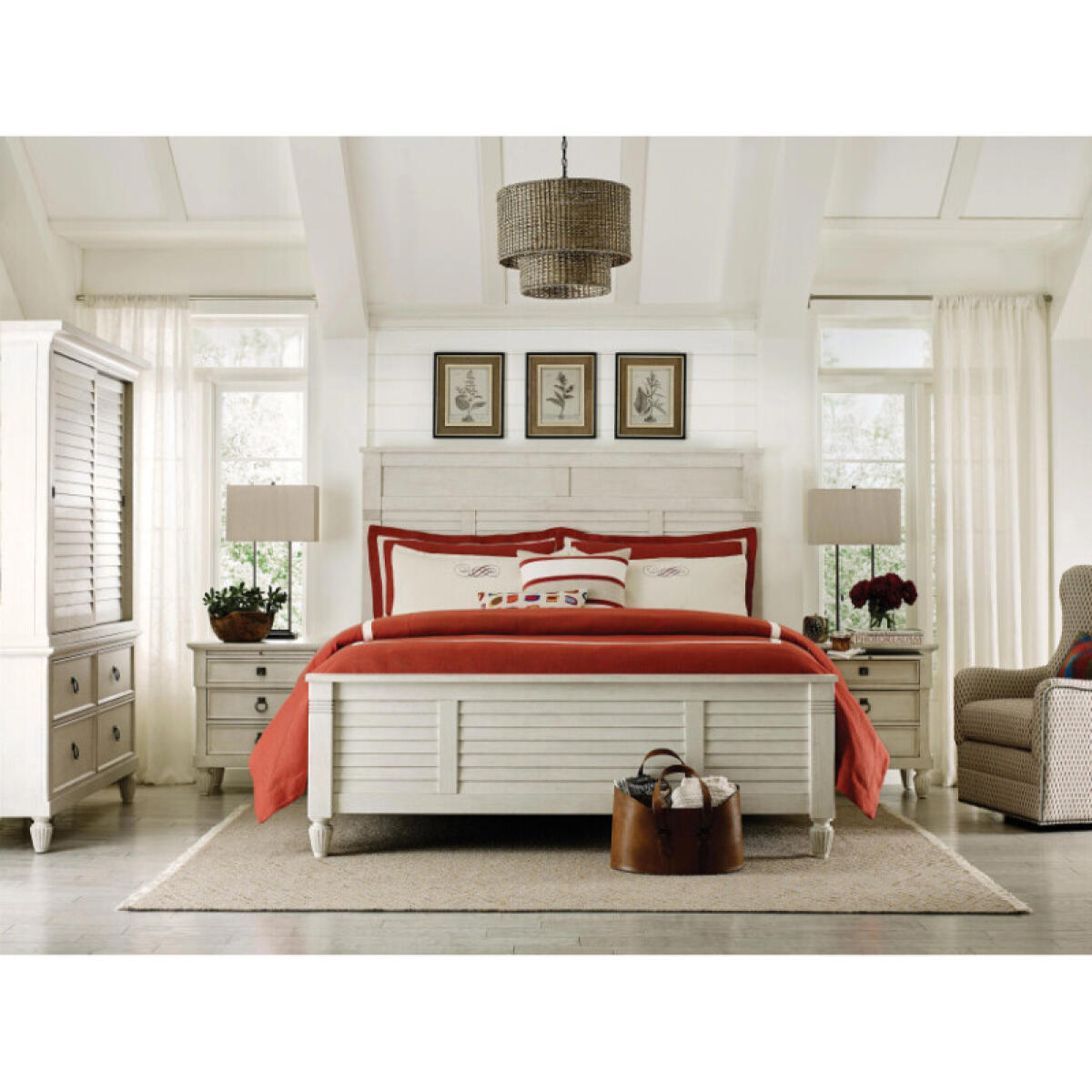7fab160dcd39e7f8d52b3af12a2966c5 Grand Bay Acadia Panel Queen Bed Complete - Image 1