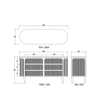 Regent 6 Drawer Dresser - Image 7