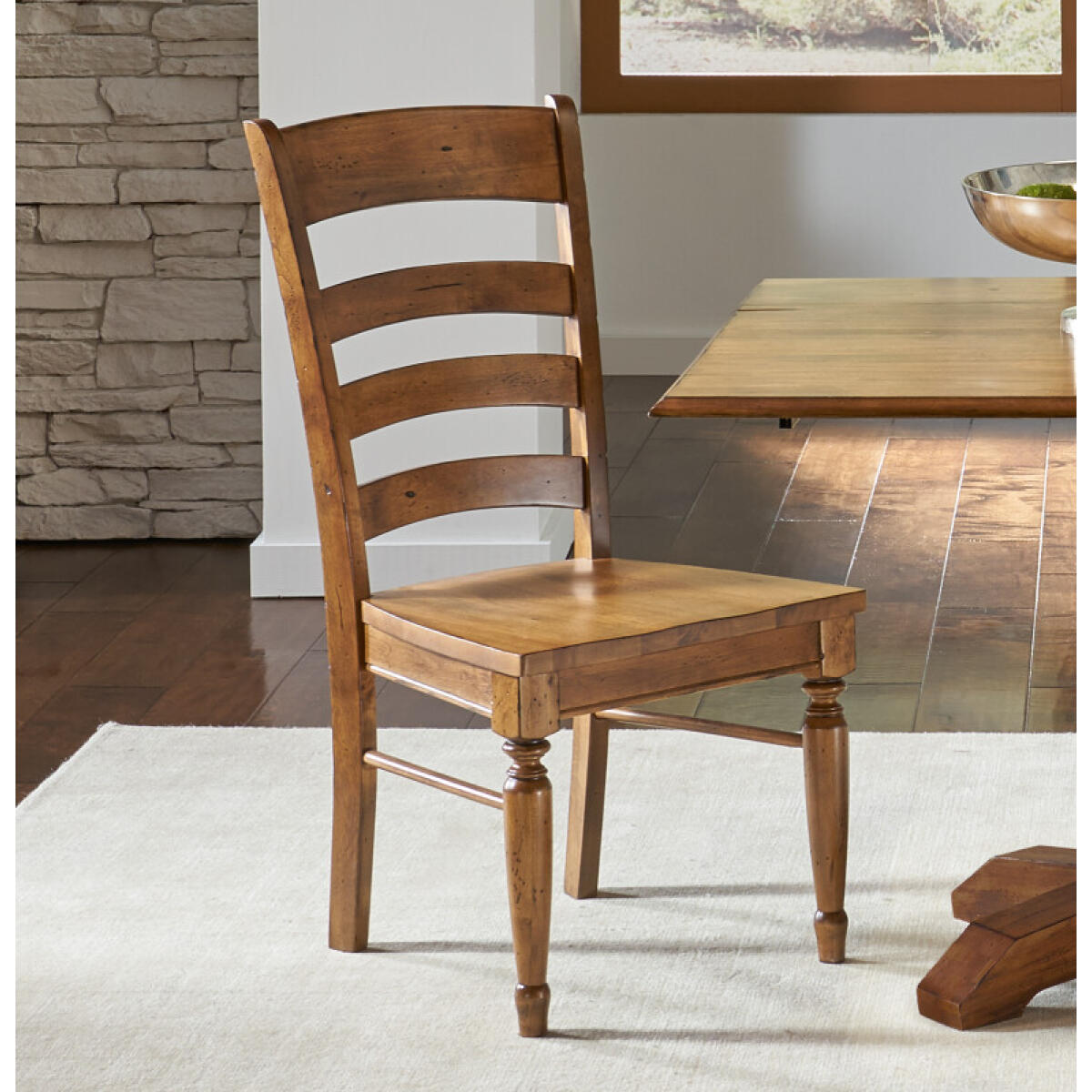 Bennett Ladderback Side Chair – BENSQ255K Chairs & Benches A-America 2 Bennett Ladderback Side Chair – BENSQ255K Chairs & Benches A-America 2