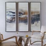Graphite Horizon Framed Prints, S/3 - Image 3