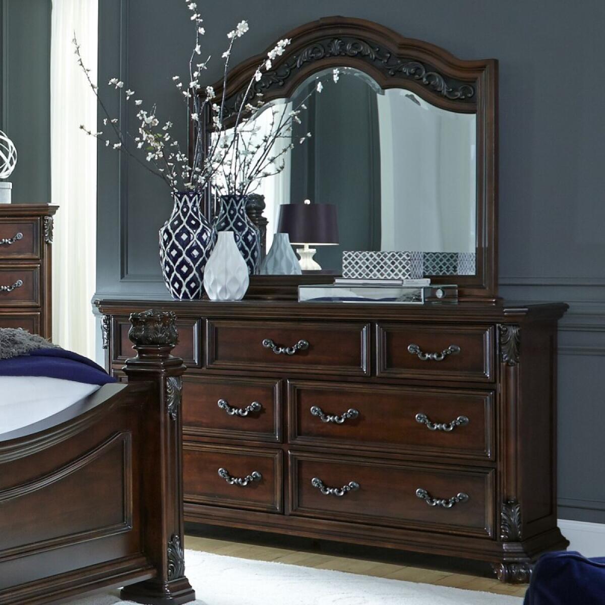 8044ec805a2a44a3c7c9aa691e63d3be Messina Estates Dresser & Mirror - Image 1