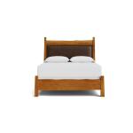 Heritage Live Edge Leather Upholstered Bed - Image 8