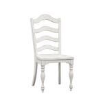 Magnolia Manor Ladder Back Side Chair (RTA) Chairs & Benches Antique White & Weathered Bark 13